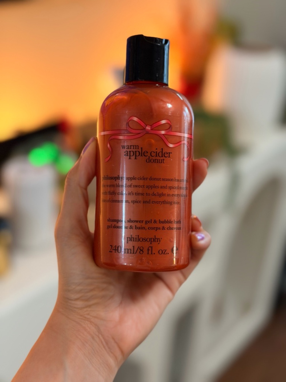 Philosophy Warm Apple Cider Donut Shower Gel & Bubble Bath 240 ml
